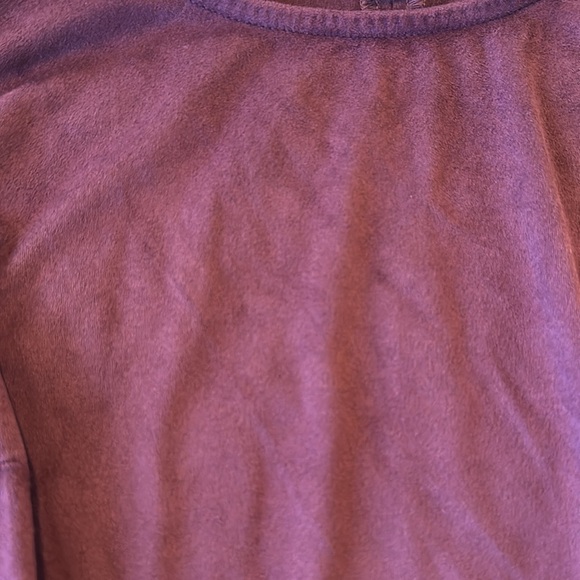 Worn once - rust red/maroon tank with fringe! - Picture 4 of 5